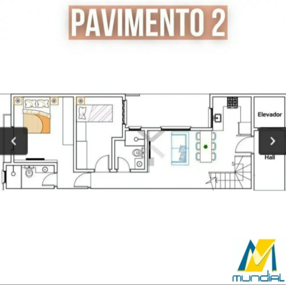 Apartamento, 2 quartos, 43 m² - Foto 2