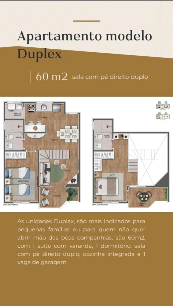 Apartamento, 2 quartos, 60 m² - Foto 1