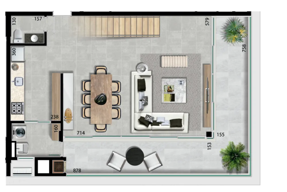 Apartamento, 2 quartos, 94 m² - Foto 2