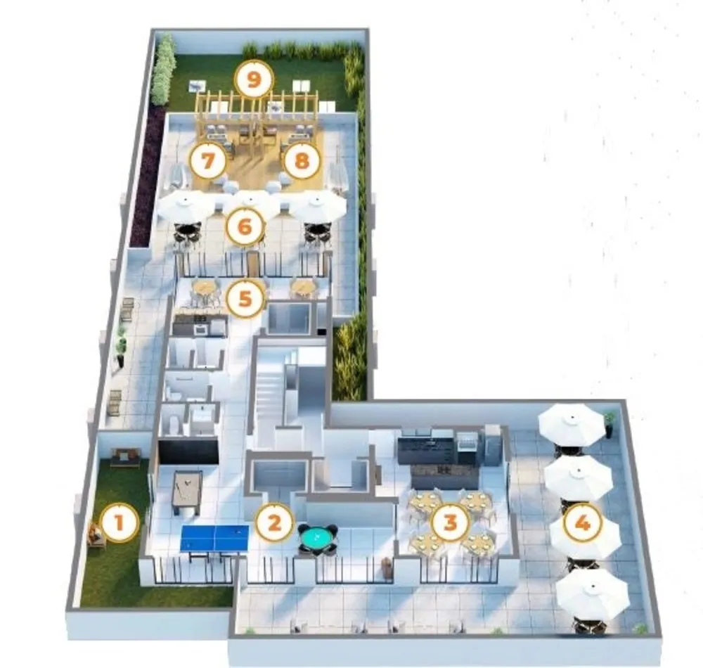 Apartamento, 1 quarto, 31 m² - Foto 2