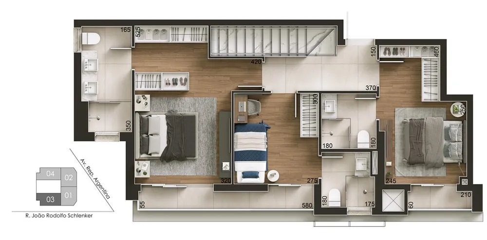 Apartamento, 3 quartos, 159 m² - Foto 4