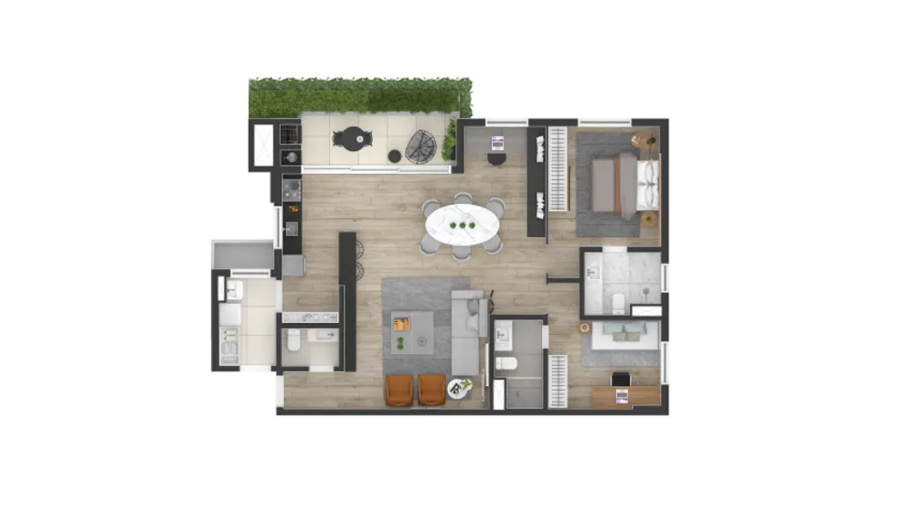Apartamento, 3 quartos, 106 m² - Foto 3