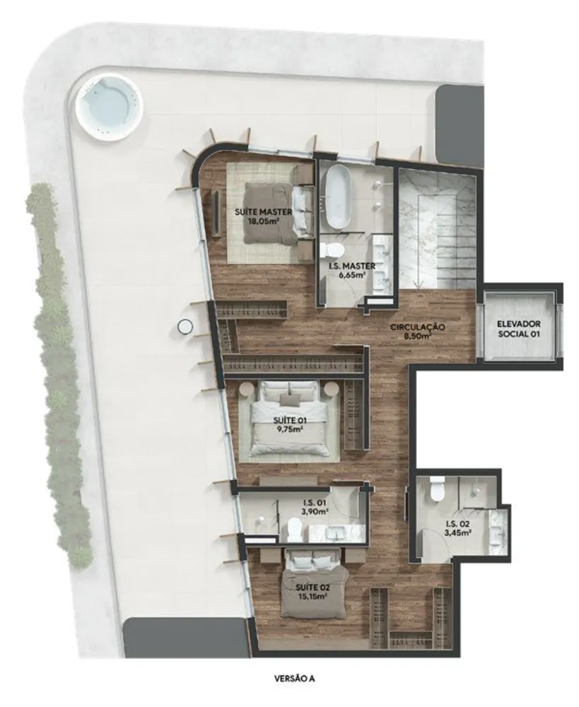Apartamento, 2 quartos, 134 m² - Foto 7