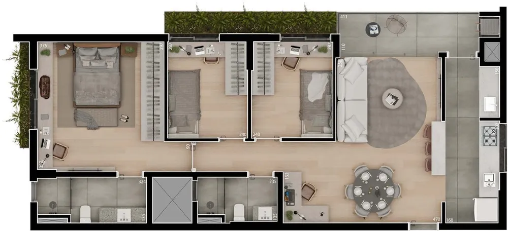 Apartamento, 3 quartos, 89 m² - Foto 4