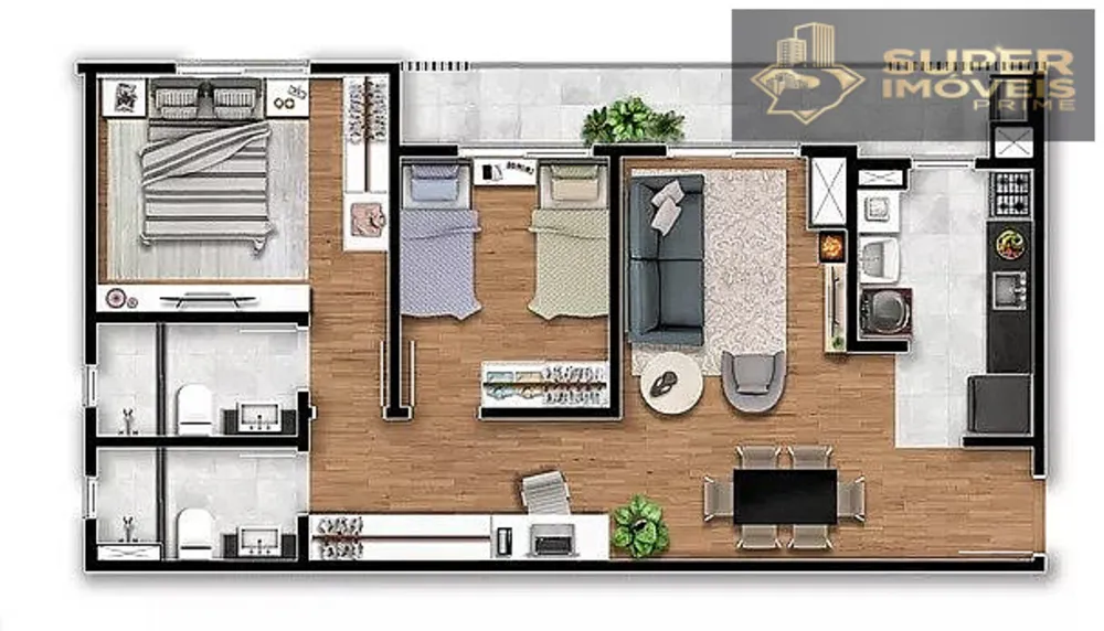 Apartamento, 2 quartos, 70 m² - Foto 12