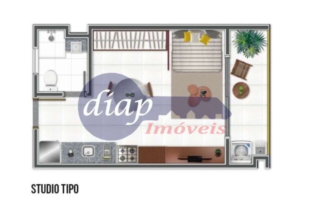 Apartamento, 1 quarto, 28 m² - Foto 3