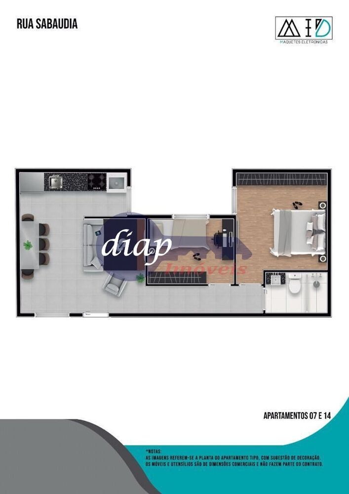 Apartamento, 2 quartos, 41 m² - Foto 2