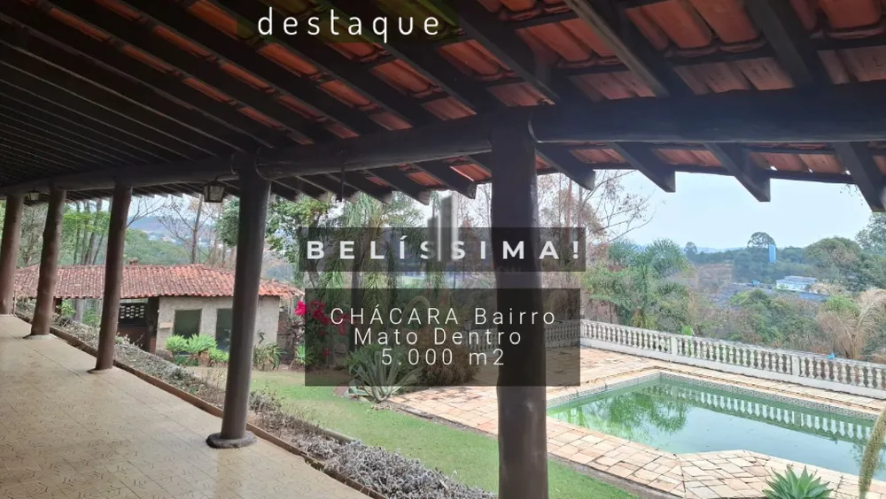 Chácara, 4 quartos, 5000 m² - Foto 1