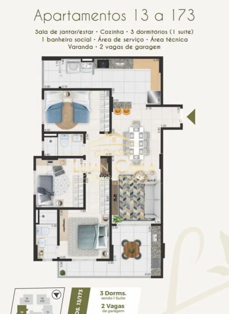 Apartamento, 3 quartos, 104 m² - Foto 15