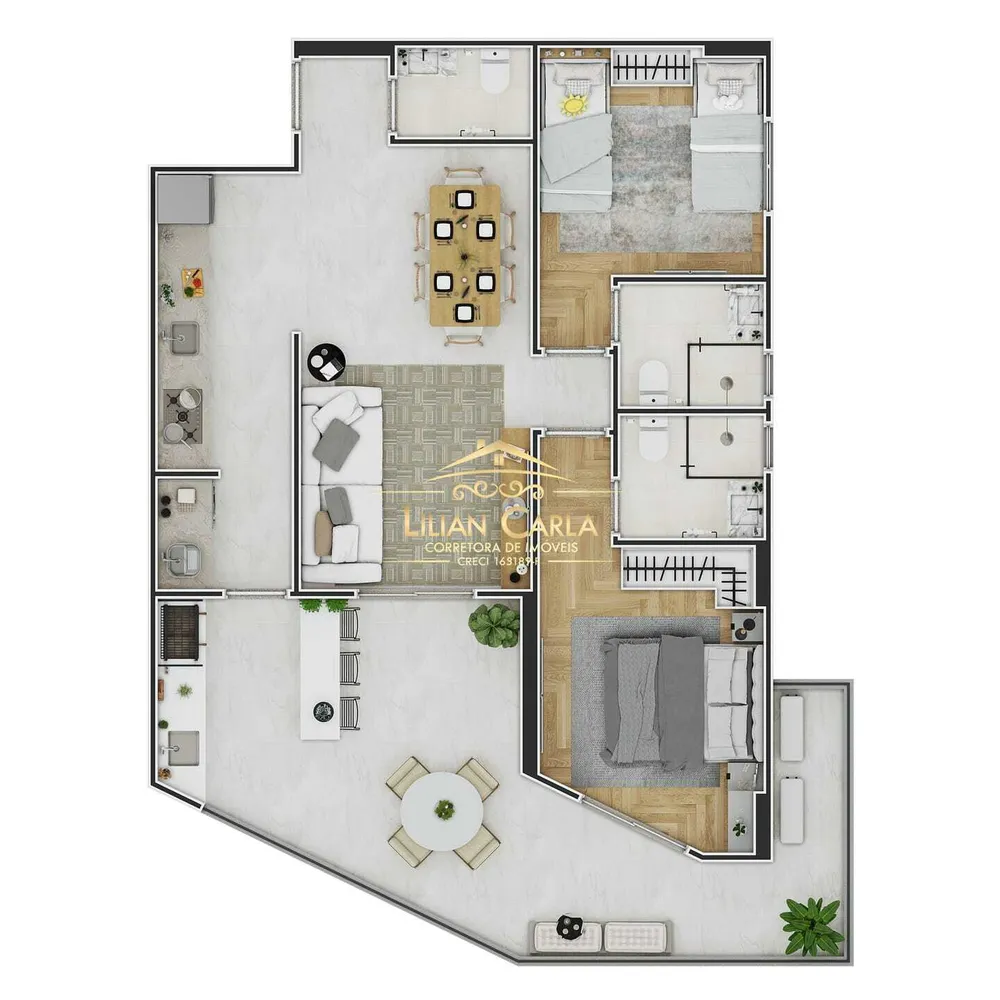 Apartamento, 2 quartos, 96 m² - Foto 10