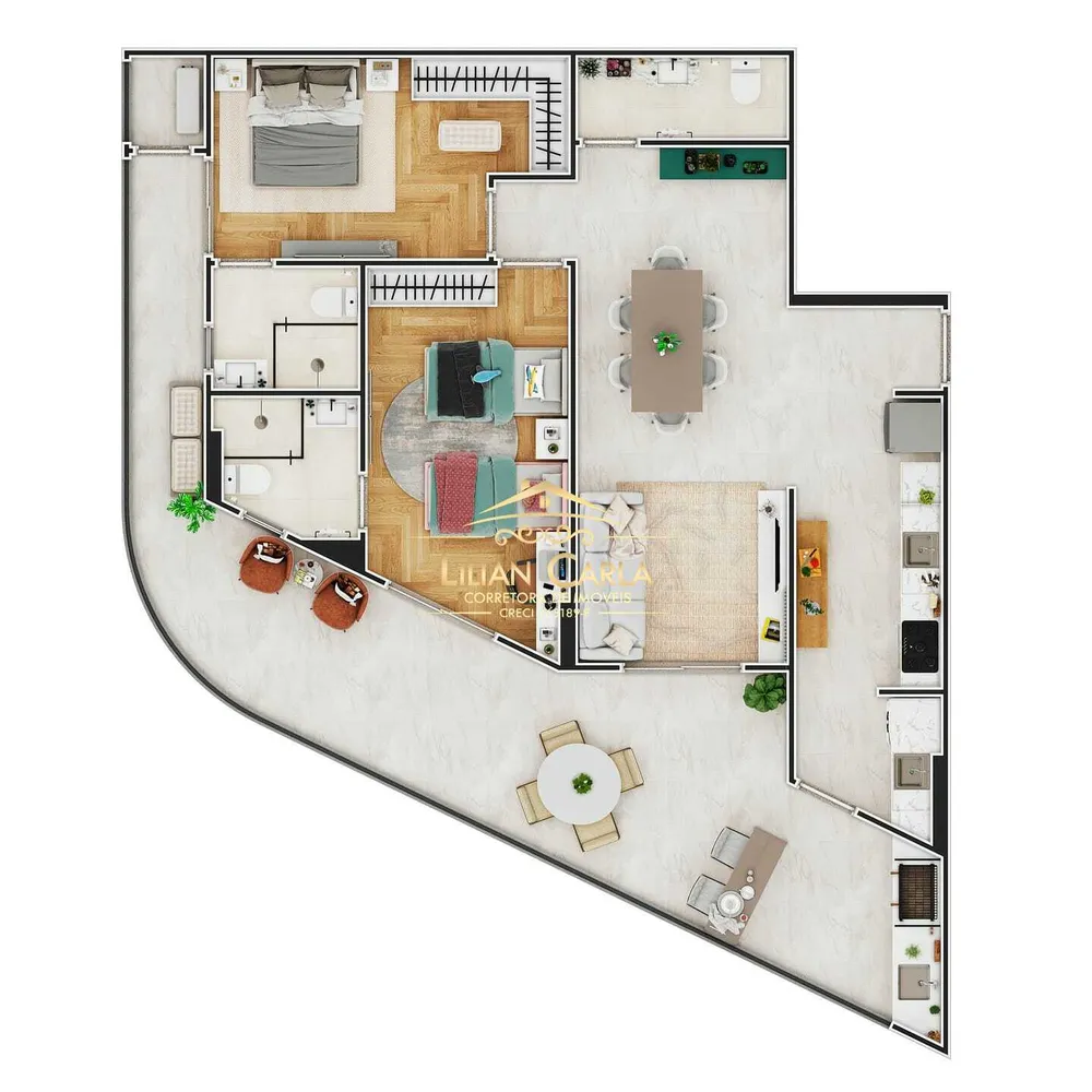 Apartamento, 2 quartos, 96 m² - Foto 5