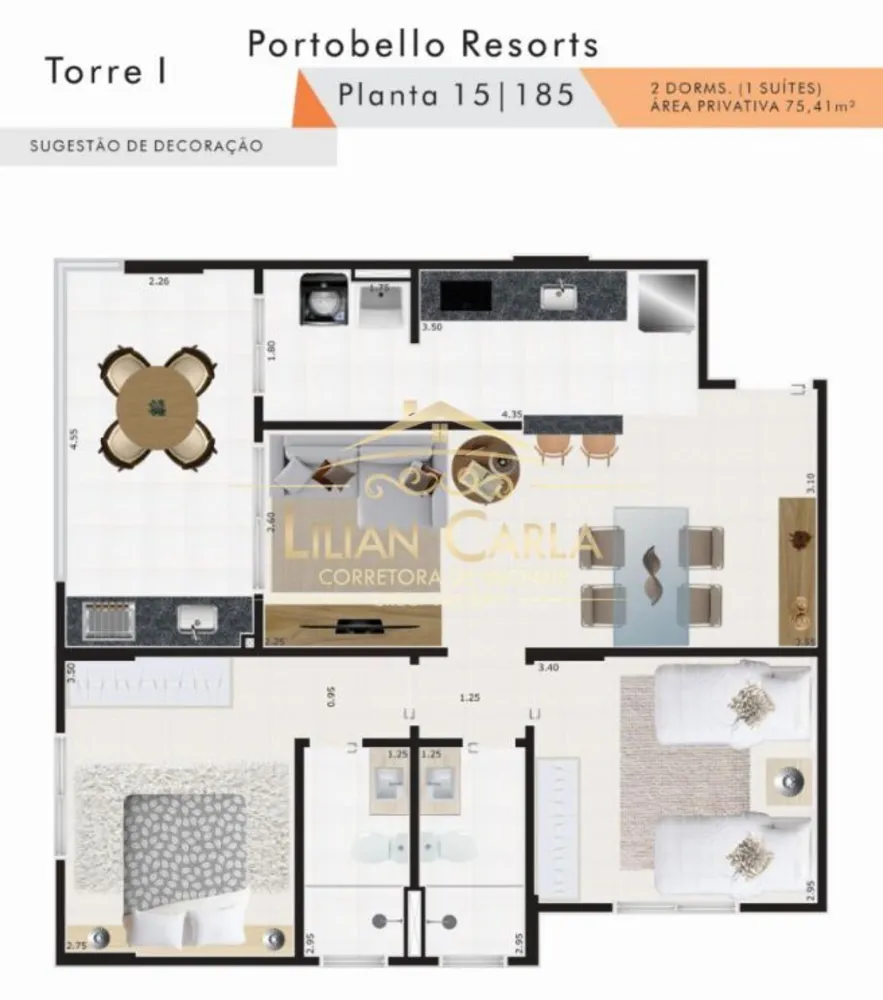 Apartamento, 2 quartos, 75 m² - Foto 12