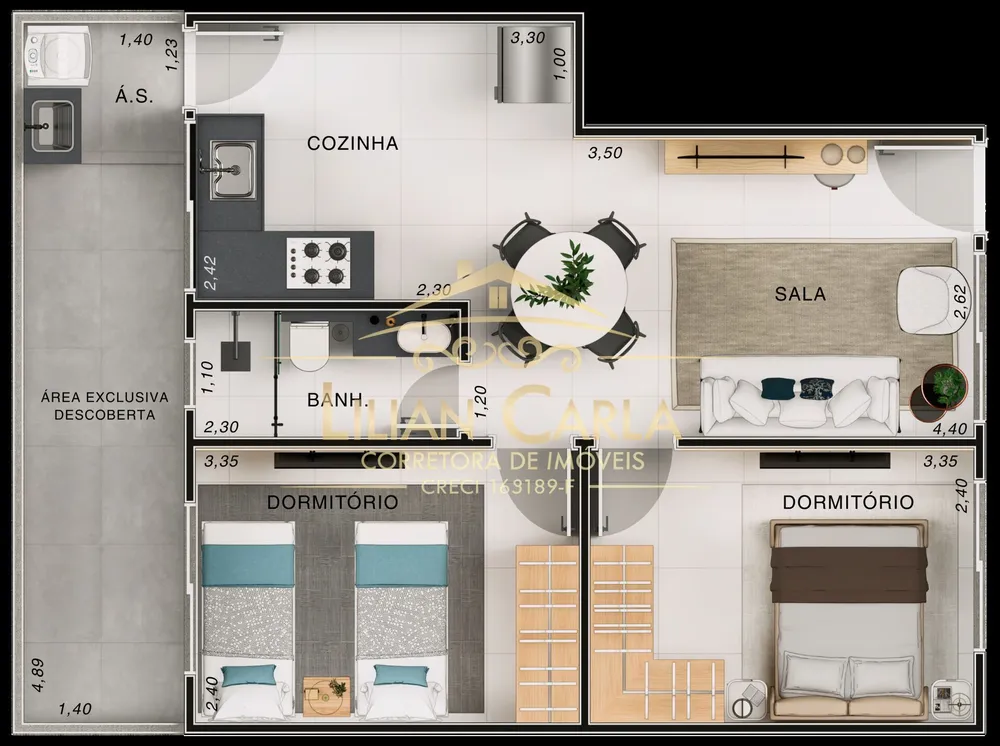 Casa de Condomínio, 2 quartos - Foto 5