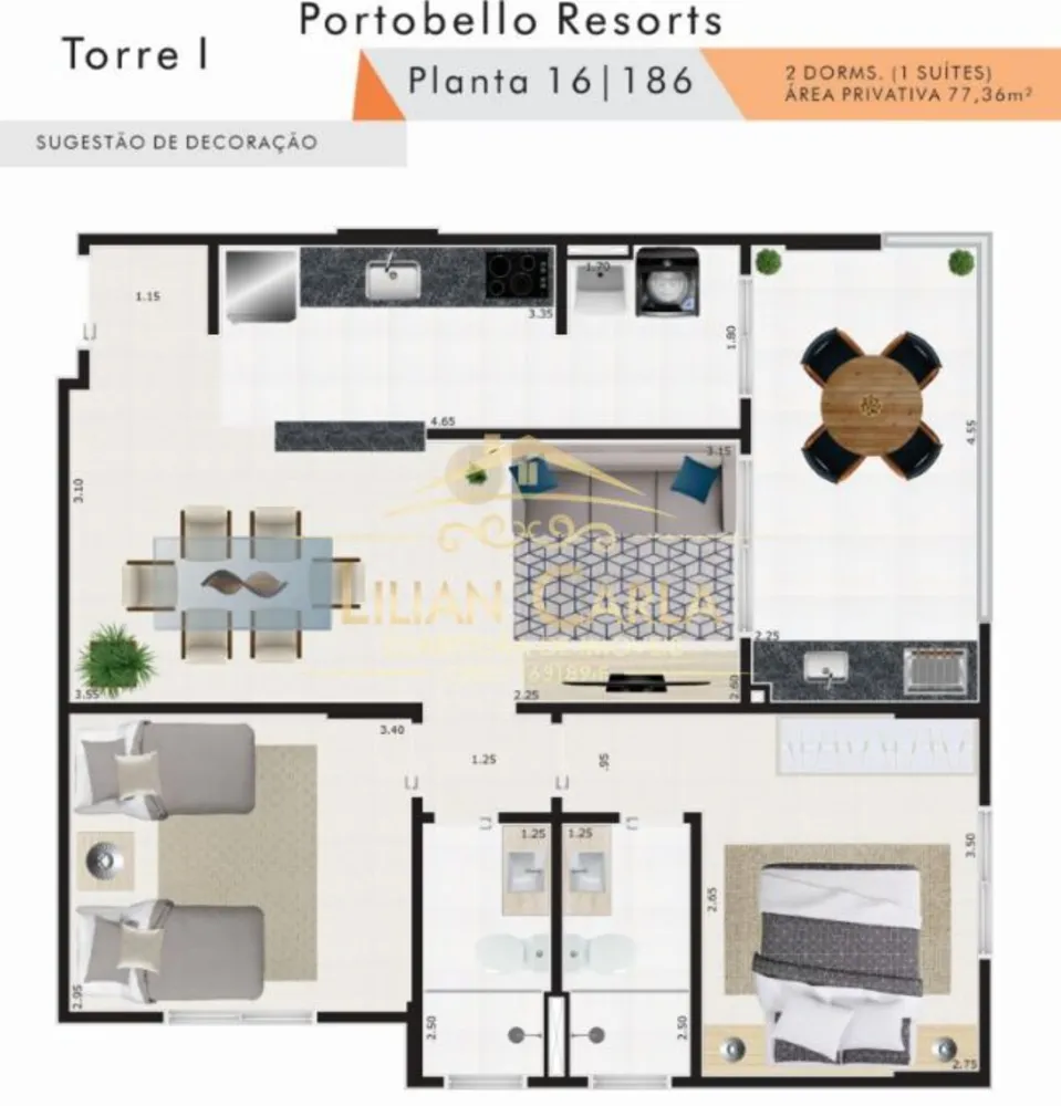 Apartamento, 2 quartos, 78 m² - Foto 4