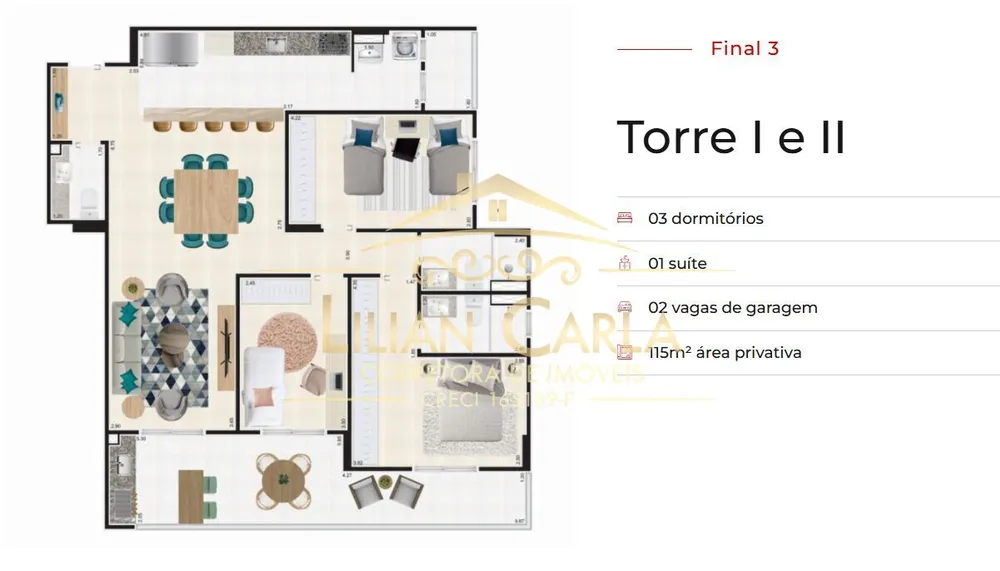 Apartamento, 3 quartos, 115 m² - Foto 9
