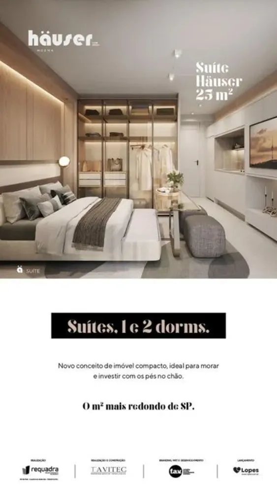 Apartamento, 2 quartos, 25 m² - Foto 1