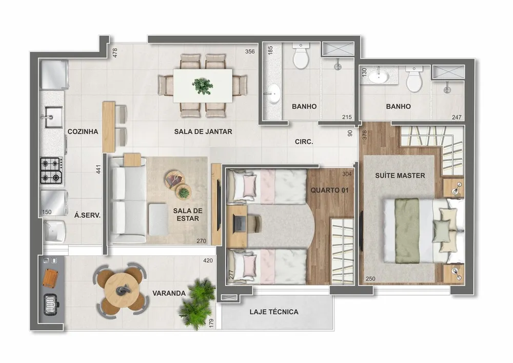 Apartamento, 4 quartos, 131 m² - Foto 59
