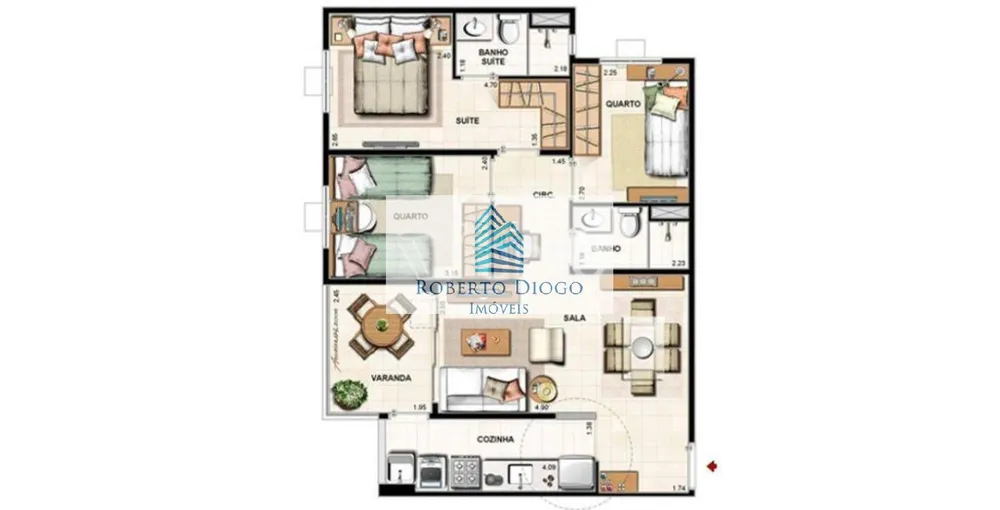Apartamento, 3 quartos, 70 m² - Foto 17