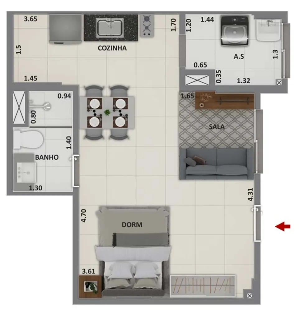Apartamento, 3 quartos, 89 m² - Foto 5