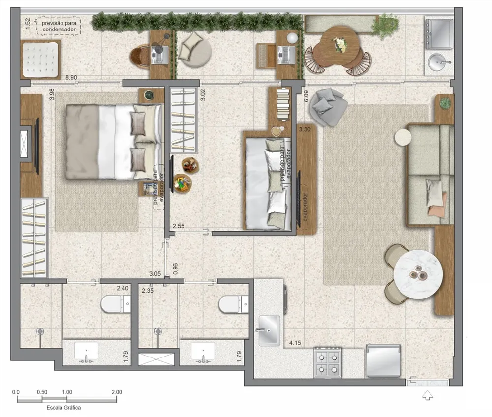 Apartamento, 1 quarto, 27 m² - Foto 31