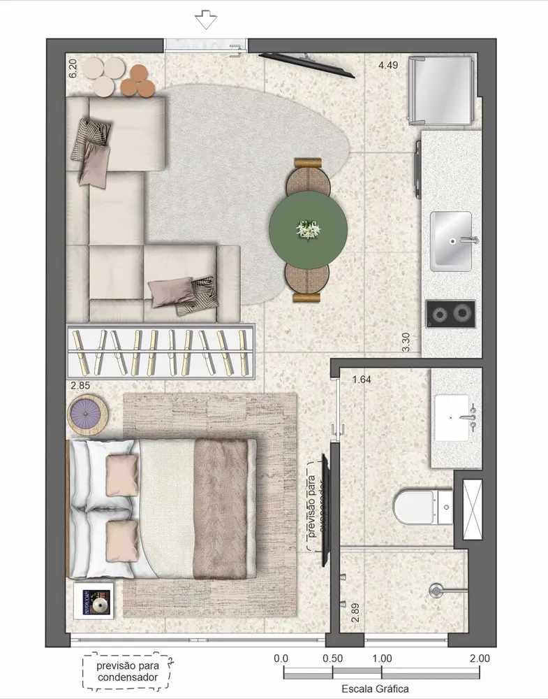 Apartamento, 1 quarto, 27 m² - Foto 22