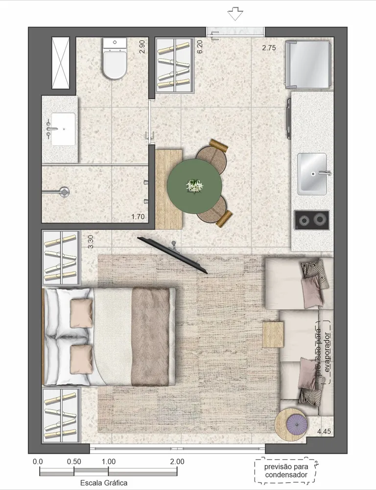Apartamento, 1 quarto, 27 m² - Foto 21