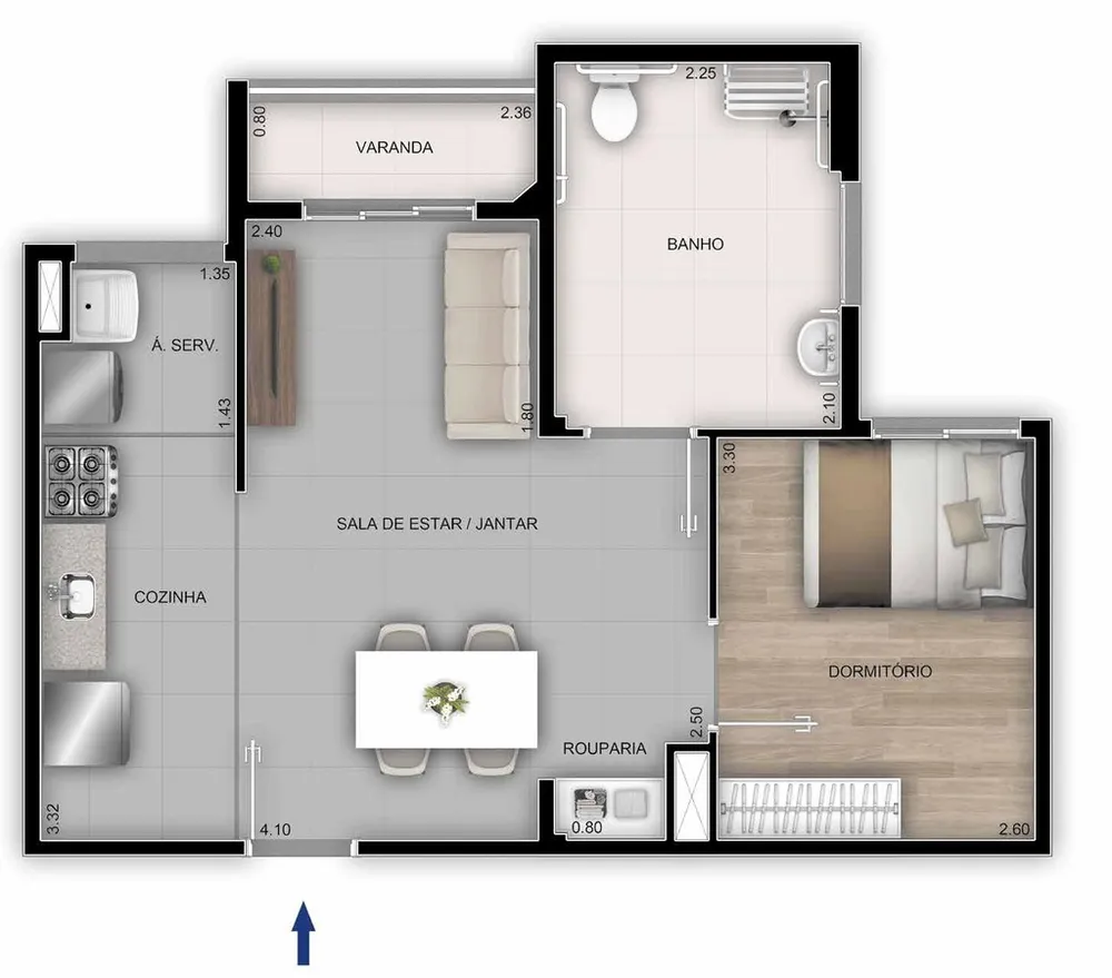 Apartamento, 3 quartos, 60 m² - Foto 16