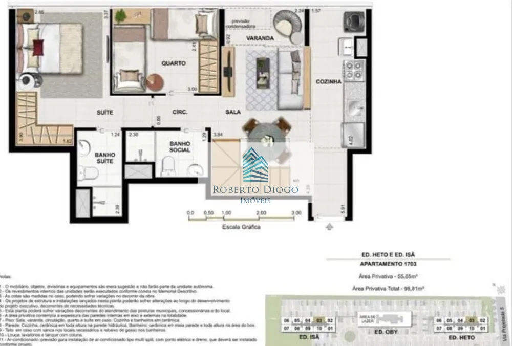Cobertura, 2 quartos, 96 m² - Foto 19