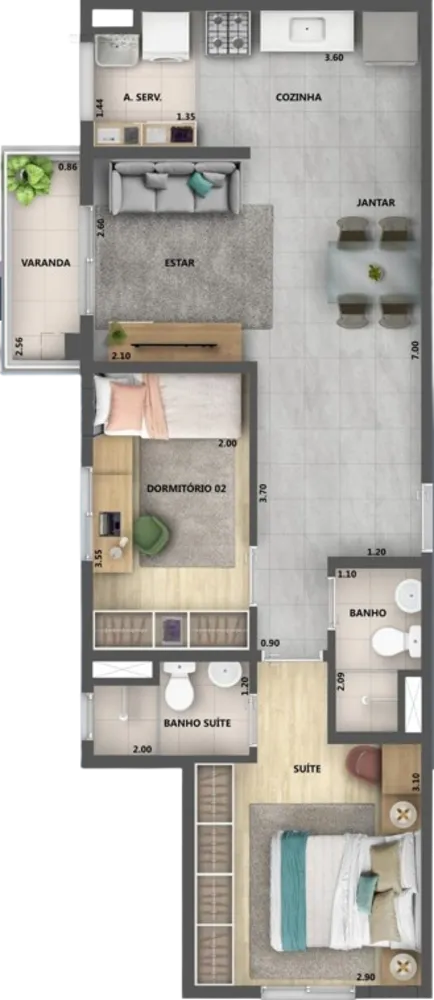 Apartamento, 3 quartos, 139 m² - Foto 16