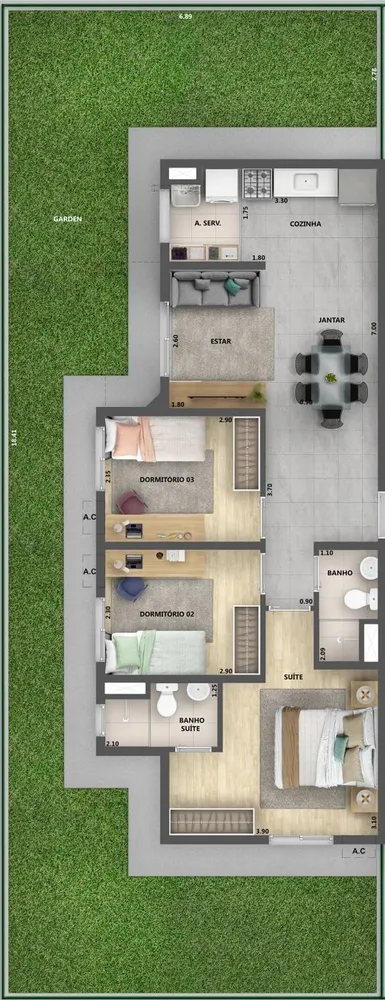 Apartamento, 3 quartos, 139 m² - Foto 20