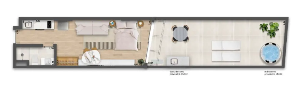 Cobertura, 1 quarto, 62 m² - Foto 18