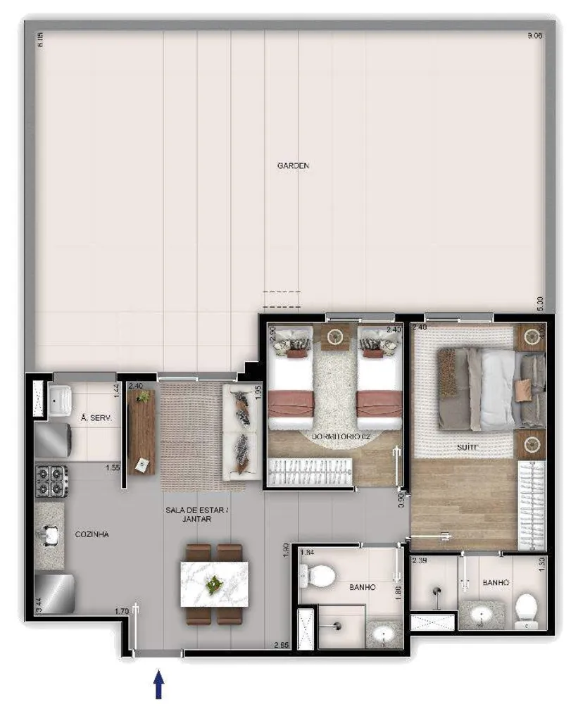 Cobertura, 3 quartos, 138 m² - Foto 16