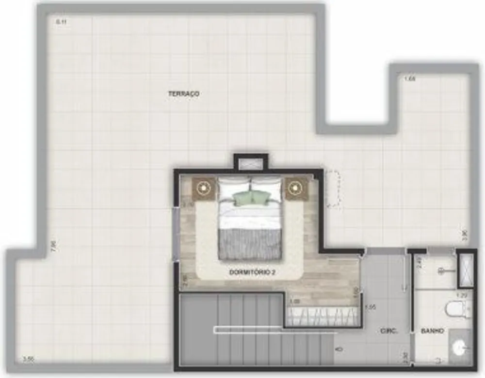 Cobertura, 3 quartos, 138 m² - Foto 18