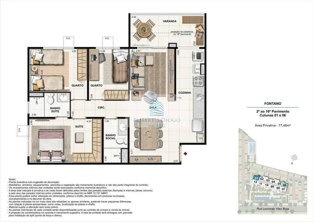 Apartamento, 3 quartos, 77 m² - Foto 20