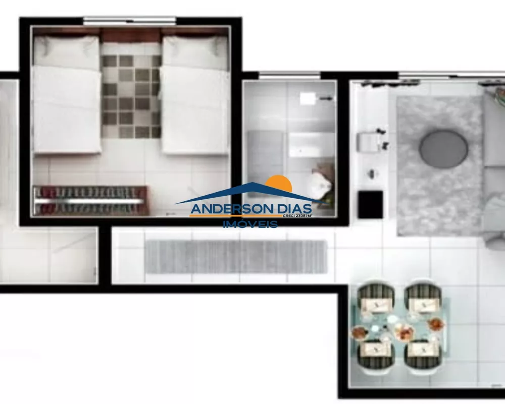 Apartamento, 2 quartos, 47 m² - Foto 1