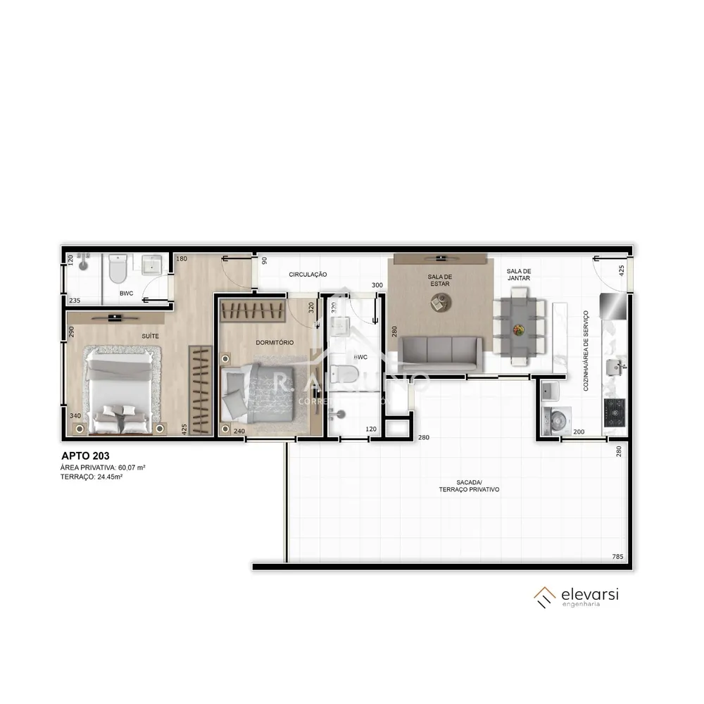 Apartamento, 3 quartos, 79 m² - Foto 9