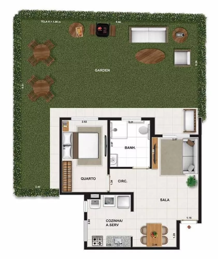 Apartamento, 2 quartos, 65 m² - Foto 26