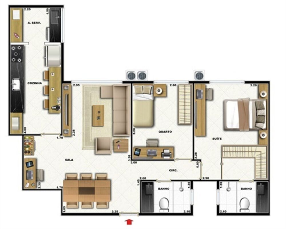 Apartamento, 2 quartos, 96 m² - Foto 18