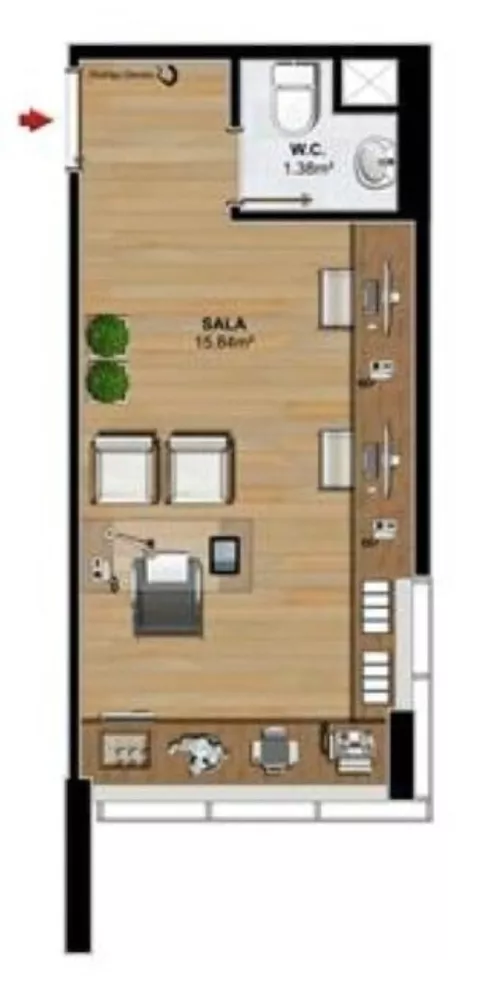 Sala-Conjunto, 84 m² - Foto 15