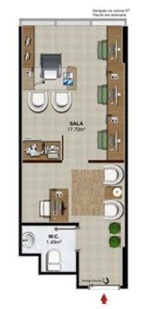 Sala-Conjunto, 53 m² - Foto 16