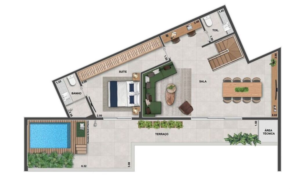 Apartamento à venda com 3 quartos, 127m² - Foto 7
