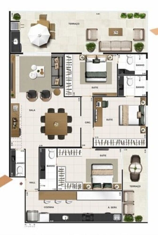 Apartamento à venda com 2 quartos, 105m² - Foto 14
