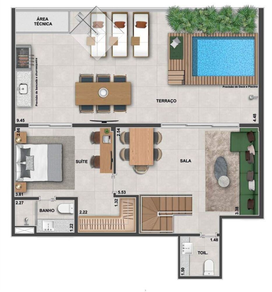Apartamento à venda com 2 quartos, 81m² - Foto 9