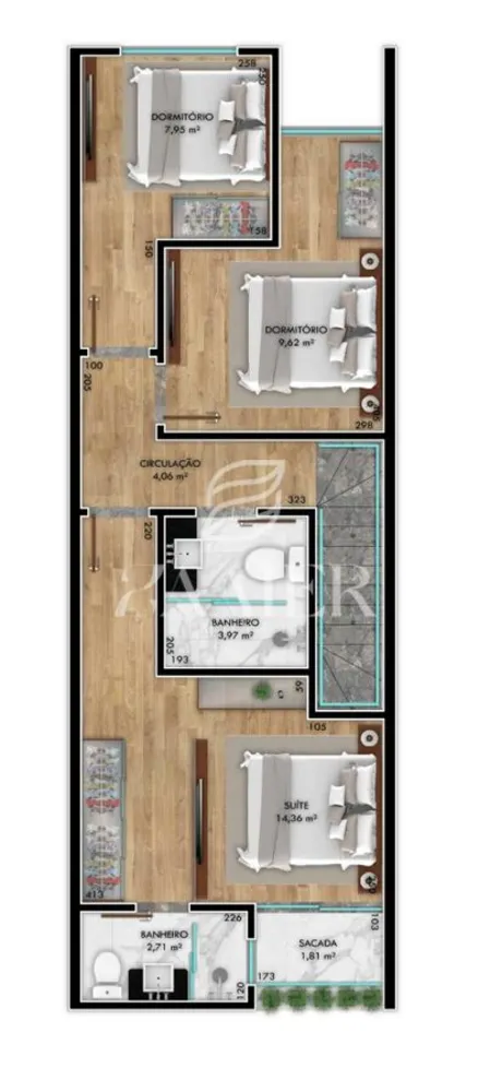 Casa, 3 quartos, 106 m² - Foto 1