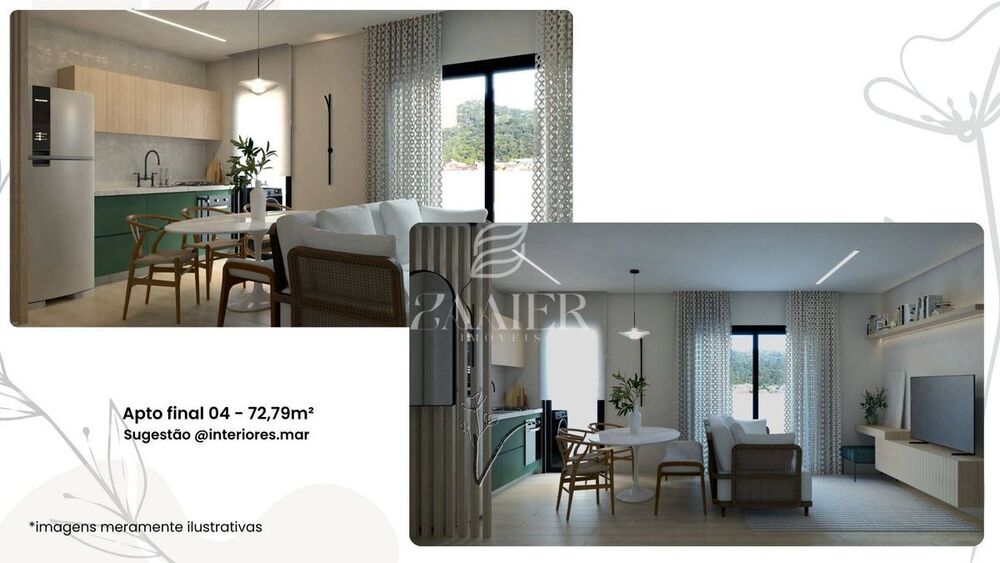 Apartamento à venda com 2 quartos, 73m² - Foto 1