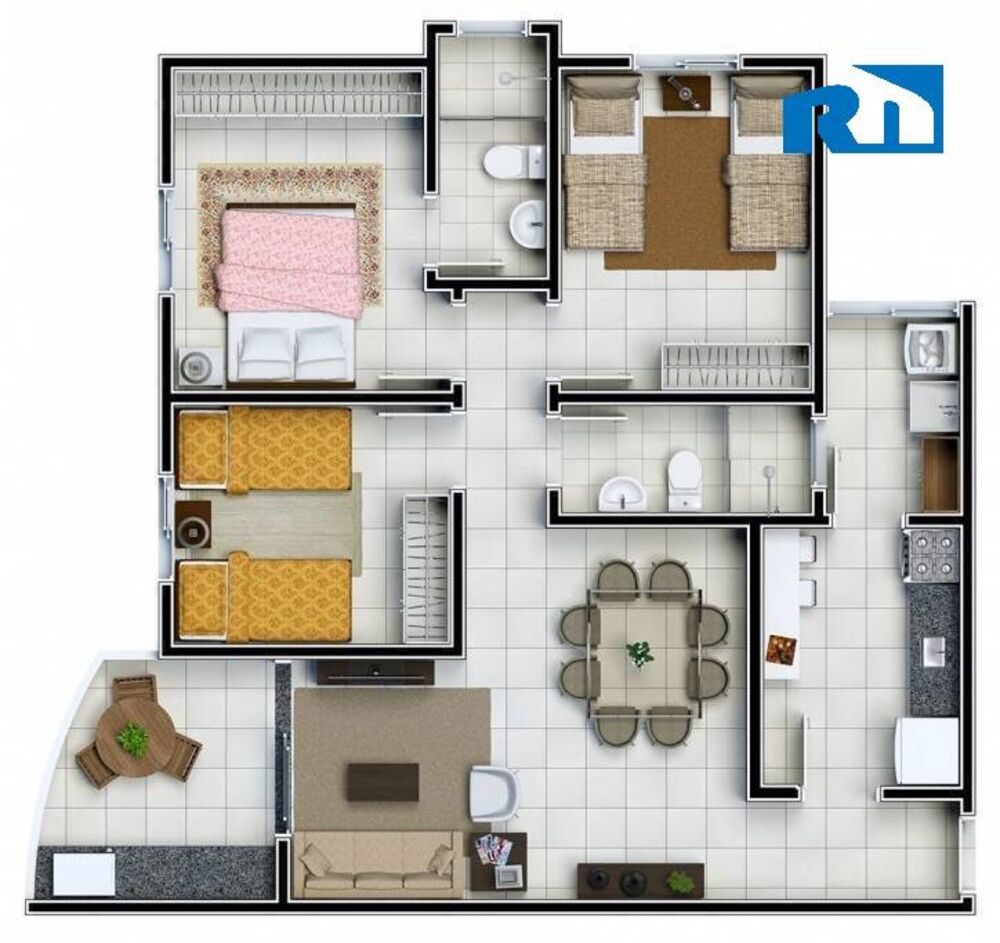 Apartamento, 3 quartos, 86 m² - Foto 11