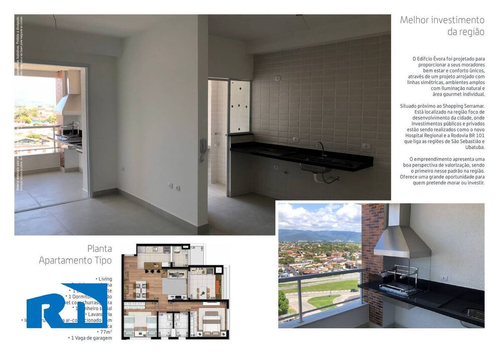 Apartamento à venda com 2 quartos, 77m² - Foto 2