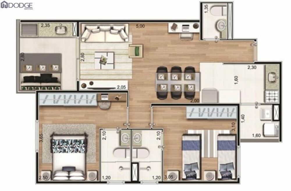 Apartamento, 2 quartos, 67 m² - Foto 11