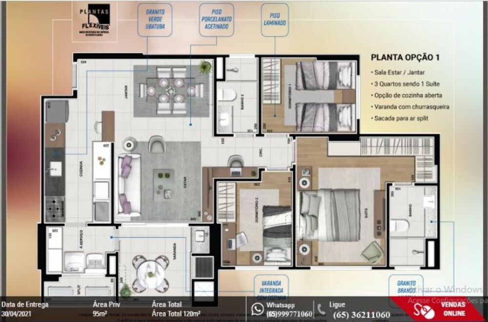 Apartamento à venda com 3 quartos, 95m² - Foto 25