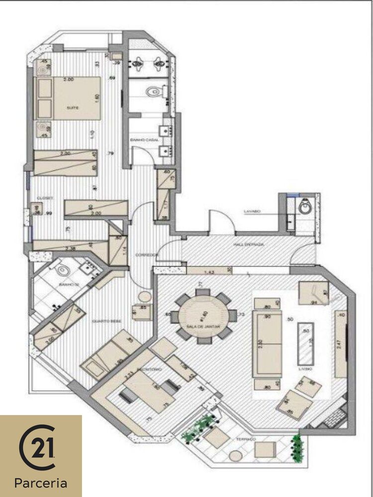 Apartamento à venda com 4 quartos, 140m² - Foto 15